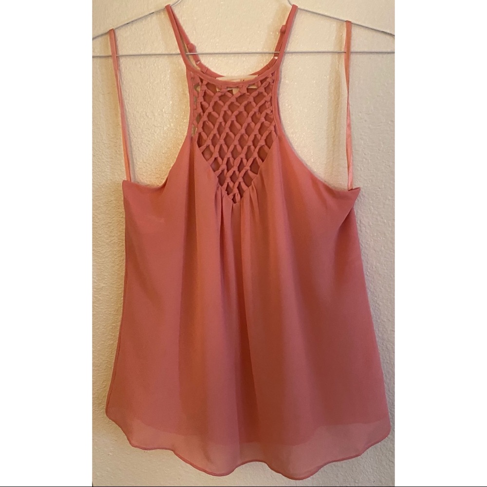 NEW Lost April Criss Cross Cutout Tank